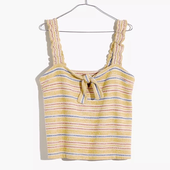 Madewell Tops - Texture & Thread Tie-Front Tank Top NEW W/TAGS